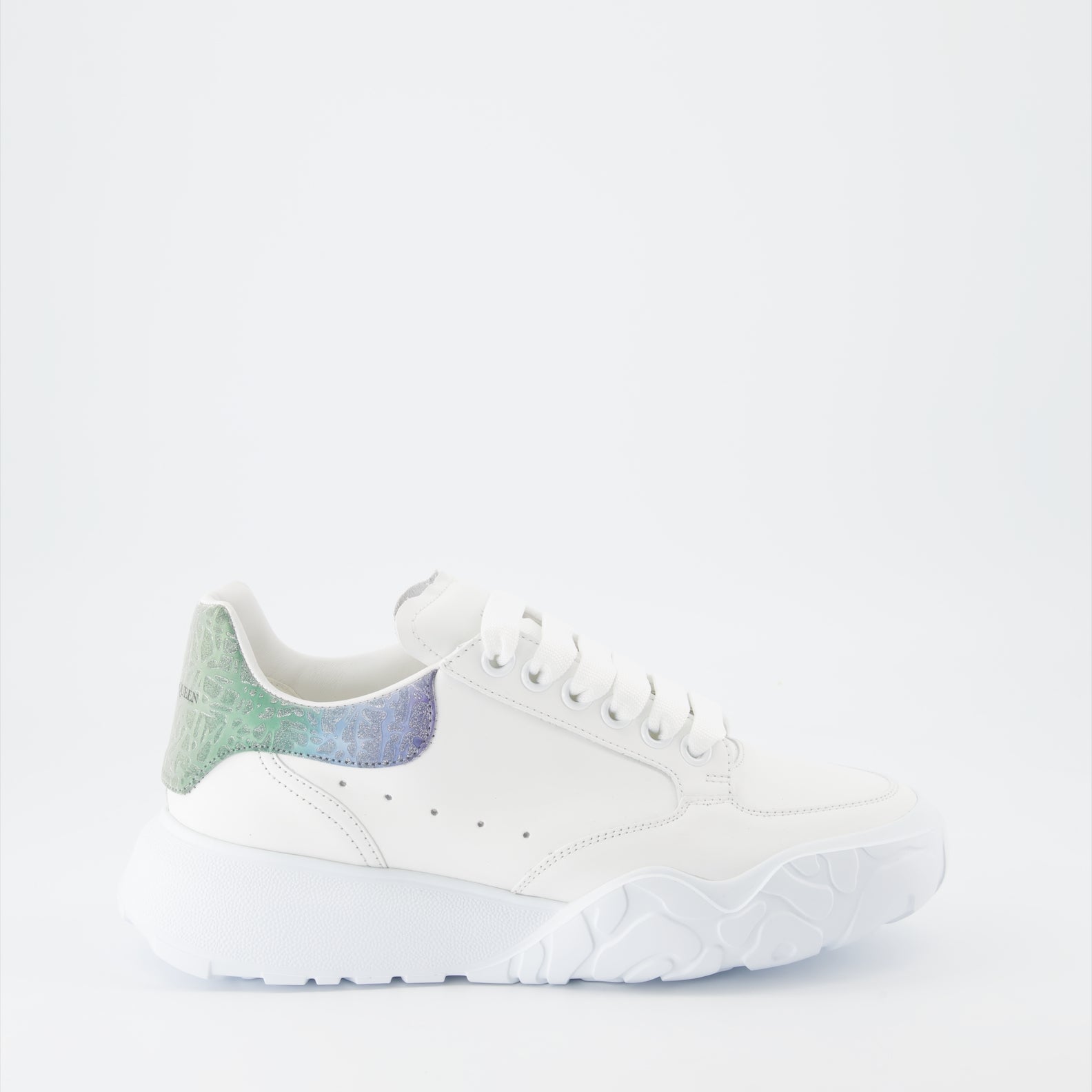 스니커즈 Baskets Court Trainer Alexander McQueen 하얀색 Femme