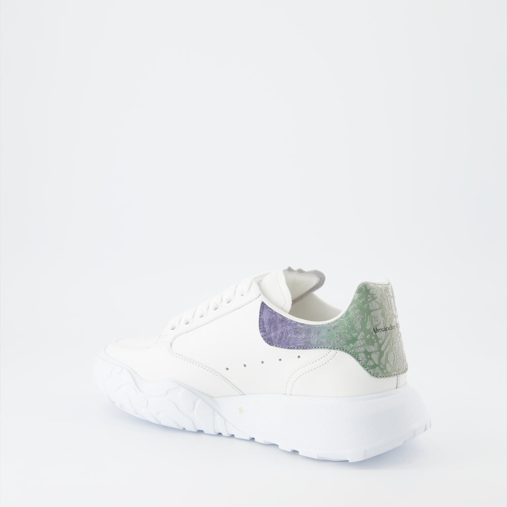스니커즈 Baskets Court Trainer Alexander McQueen 하얀색 Femme
