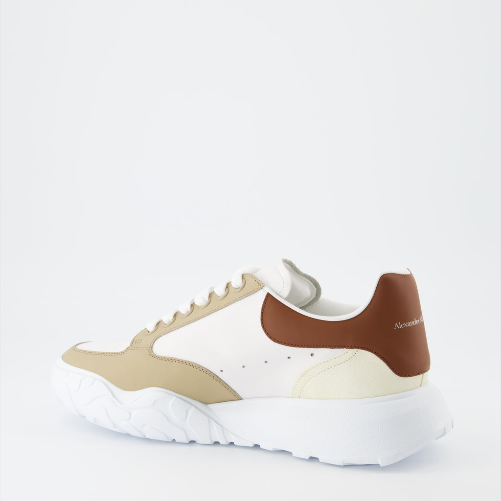스니커즈 Baskets Court Trainer Alexander McQueen 베이지 Homme