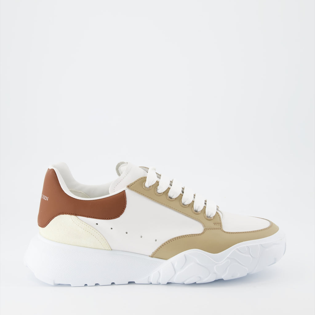 스니커즈 Baskets Court Trainer Alexander McQueen 베이지 Homme