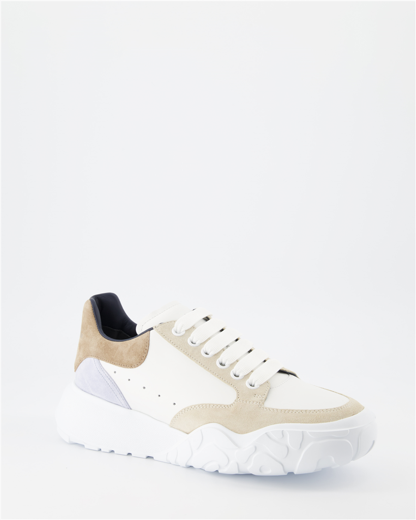 스니커즈 Baskets Court Trainer Alexander McQueen 베이지 Homme