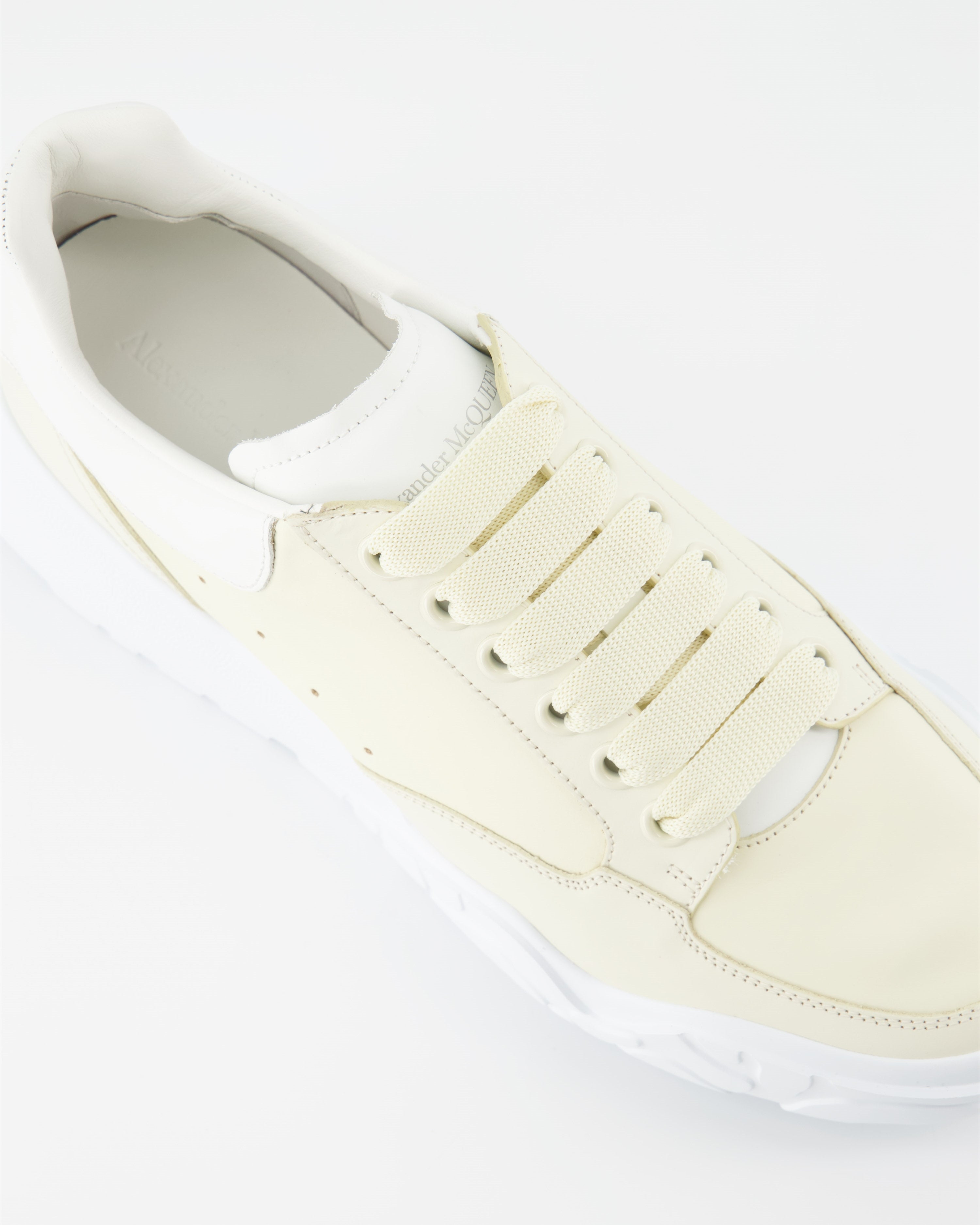 스니커즈 Baskets Court Trainer Alexander McQueen 베이지 Homme