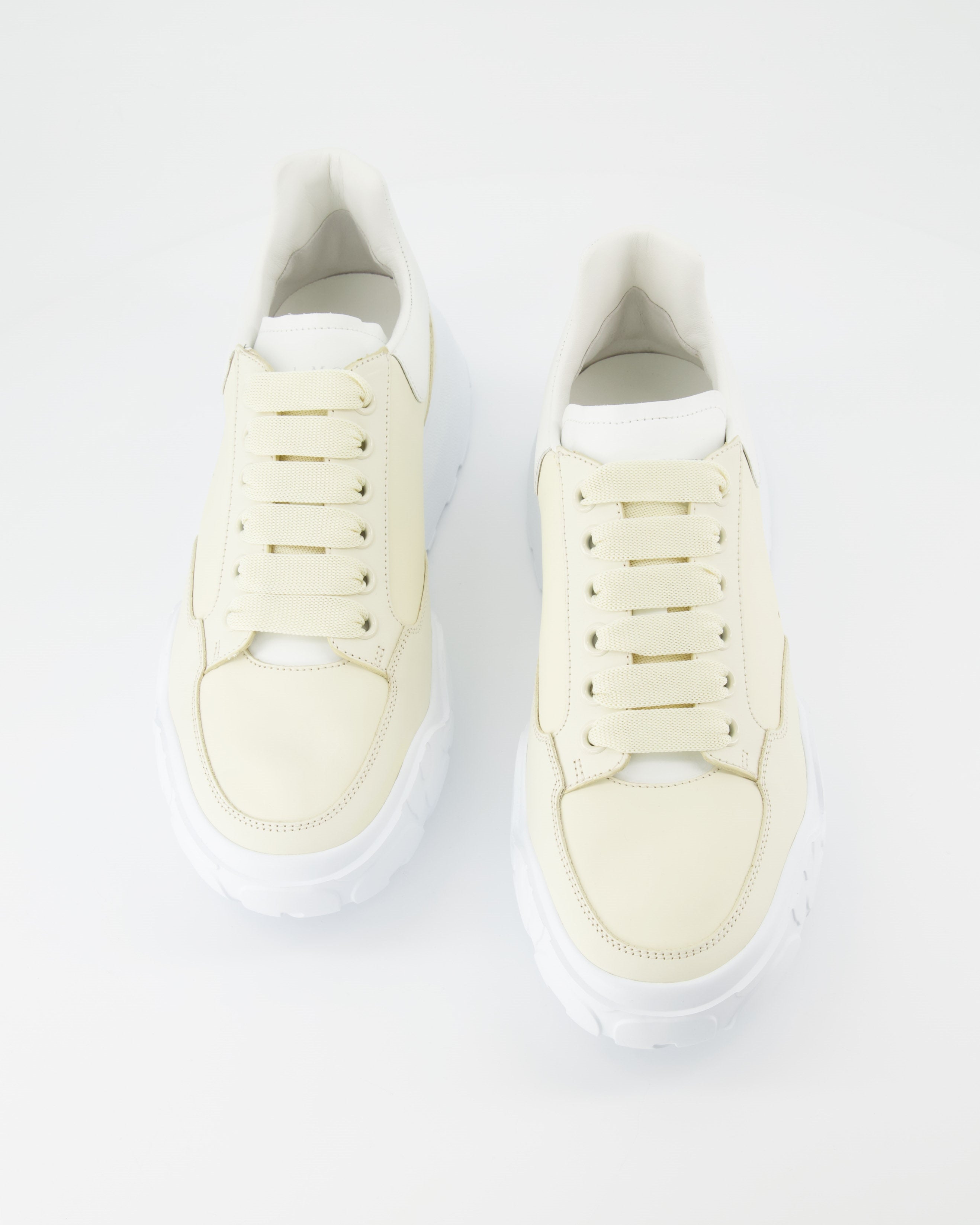 스니커즈 Baskets Court Trainer Alexander McQueen 베이지 Homme