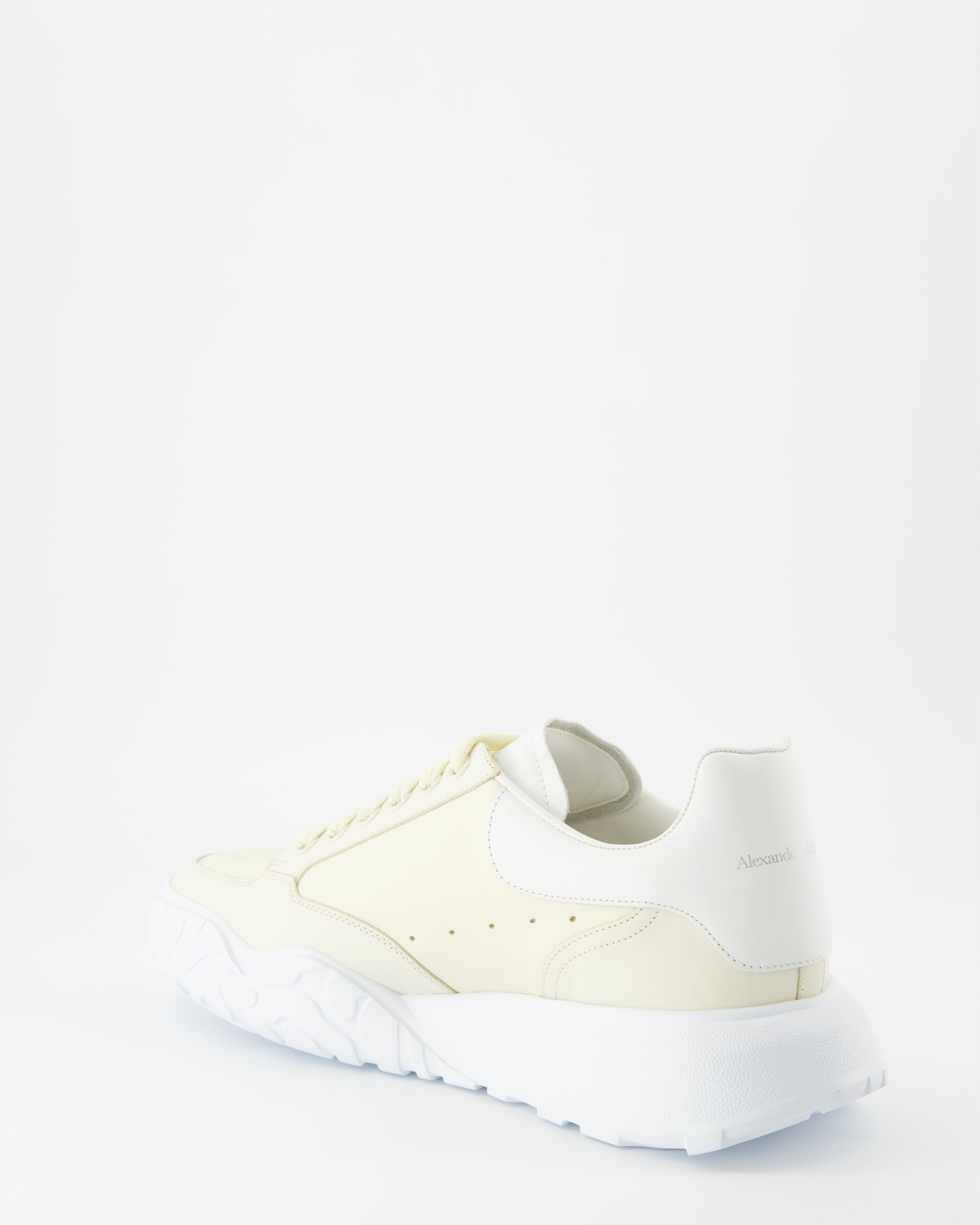 스니커즈 Baskets Court Trainer Alexander McQueen 베이지 Homme