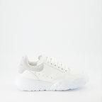 스니커즈 Baskets Court Trainer Alexander McQueen 회색 Femme