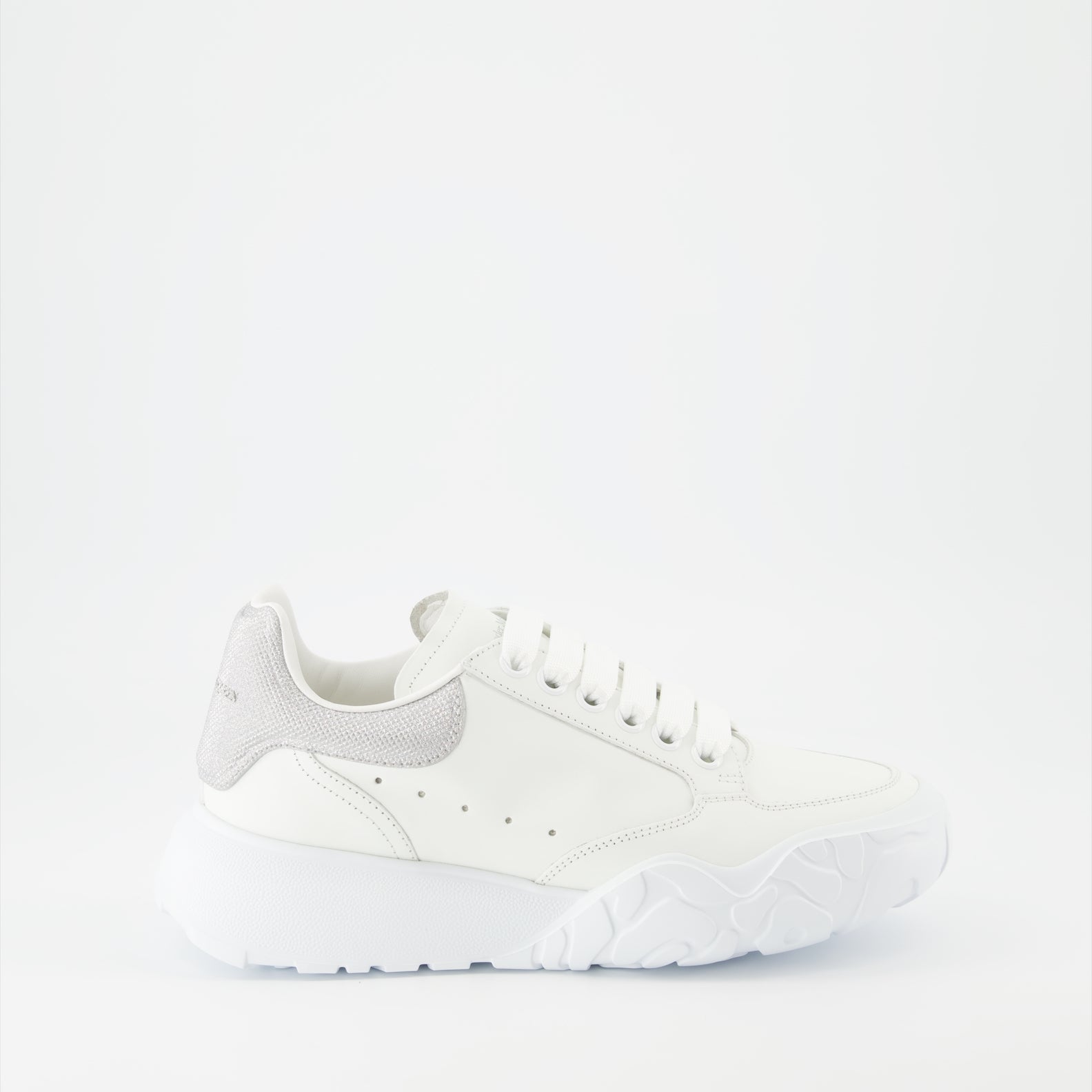 스니커즈 Baskets Court Trainer Alexander McQueen 회색 Femme