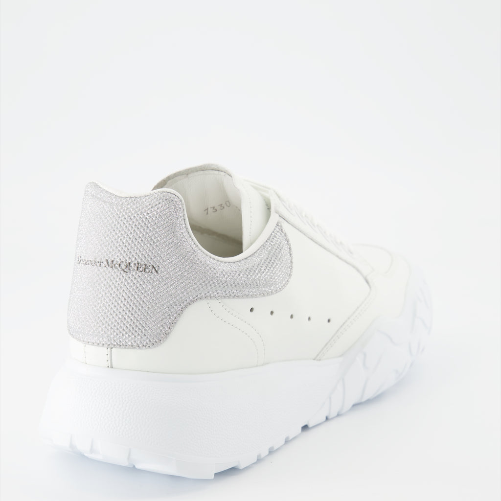 스니커즈 Baskets Court Trainer Alexander McQueen 회색 Femme