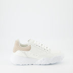 스니커즈 Baskets Court Trainer Alexander McQueen 베이지 Femme