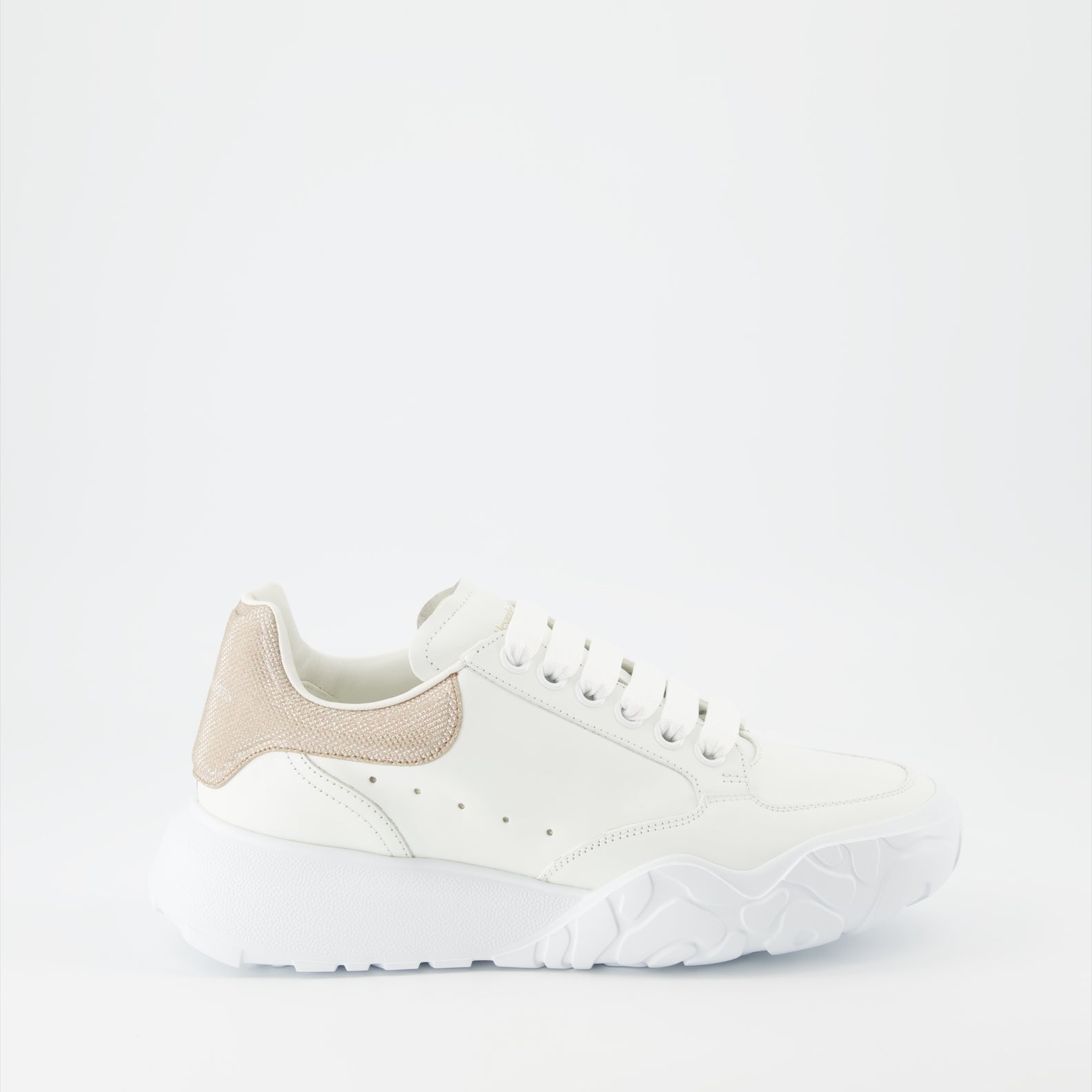 스니커즈 Baskets Court Trainer Alexander McQueen 베이지 Femme