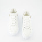 스니커즈 Baskets Court Trainer Alexander McQueen 베이지 Femme