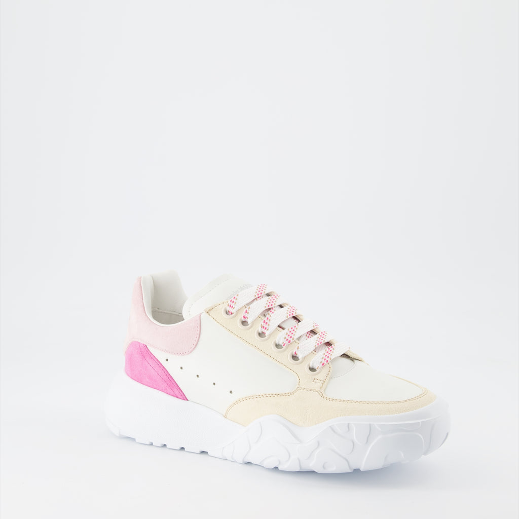 스니커즈 Baskets Court Trainer Alexander McQueen 분홍색 Femme