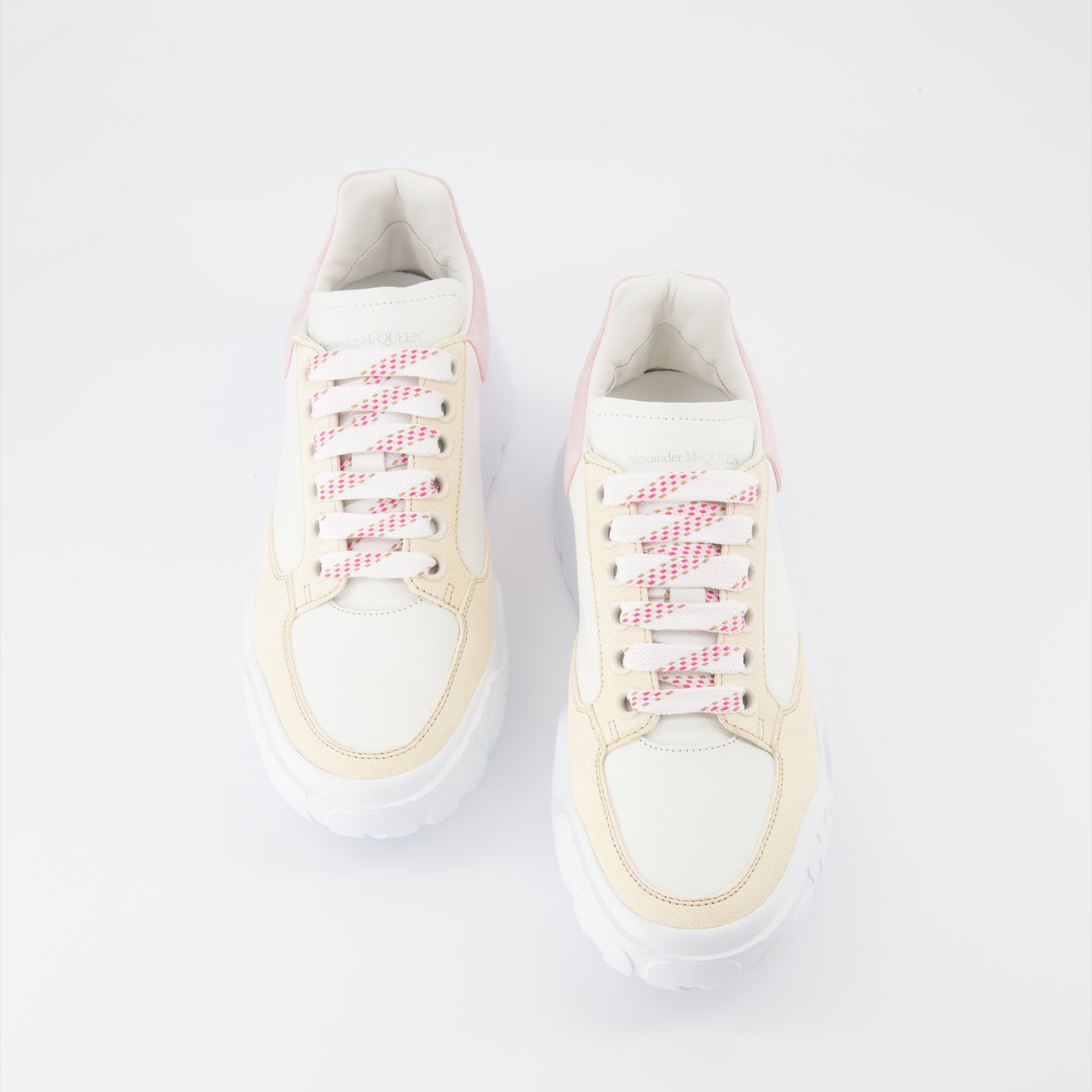 스니커즈 Baskets Court Trainer Alexander McQueen 분홍색 Femme