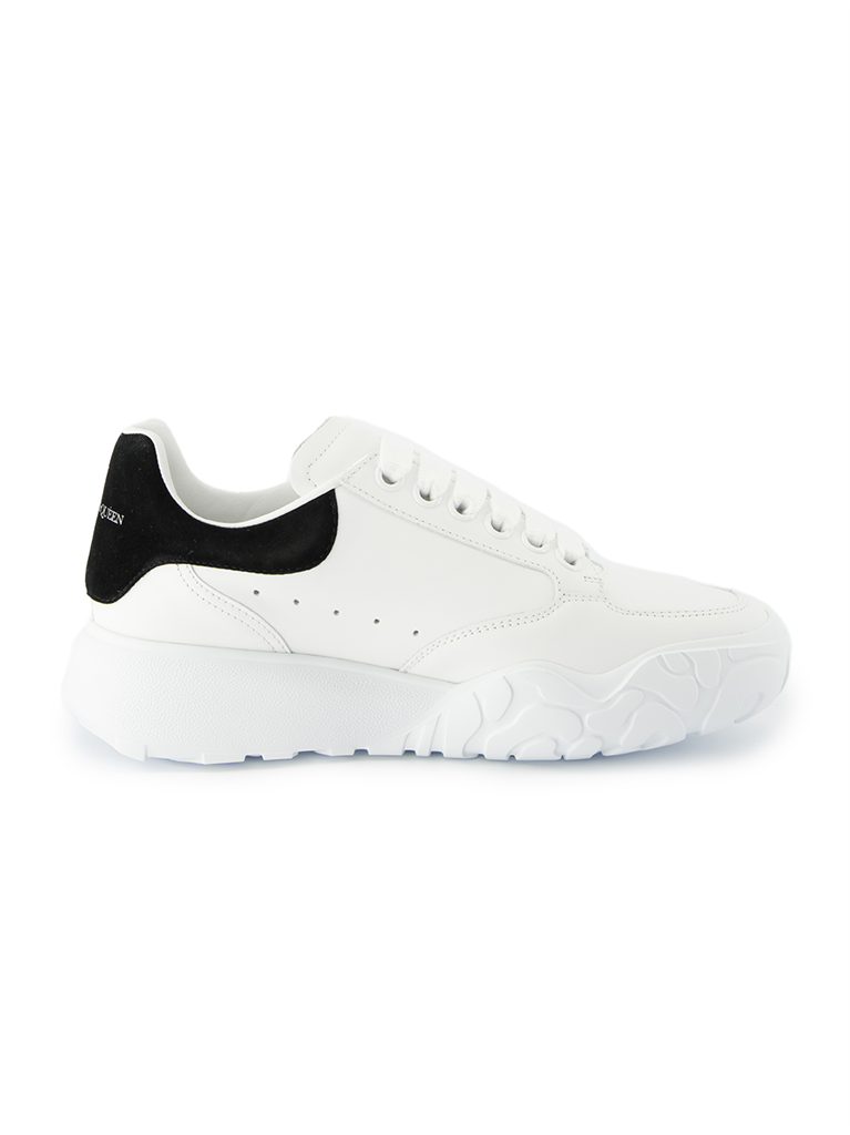 스니커즈 Baskets Court Trainer Alexander McQueen 검은색 Femme