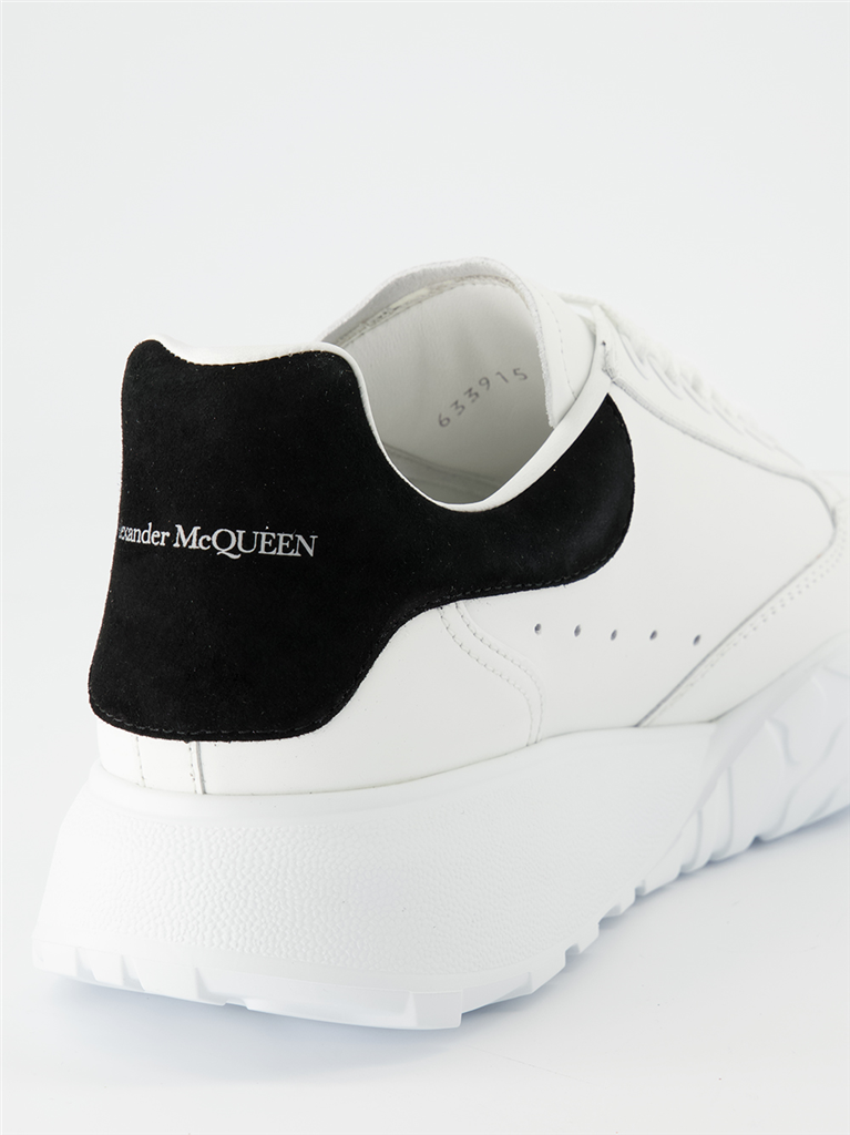 스니커즈 Baskets Court Trainer Alexander McQueen 검은색 Femme