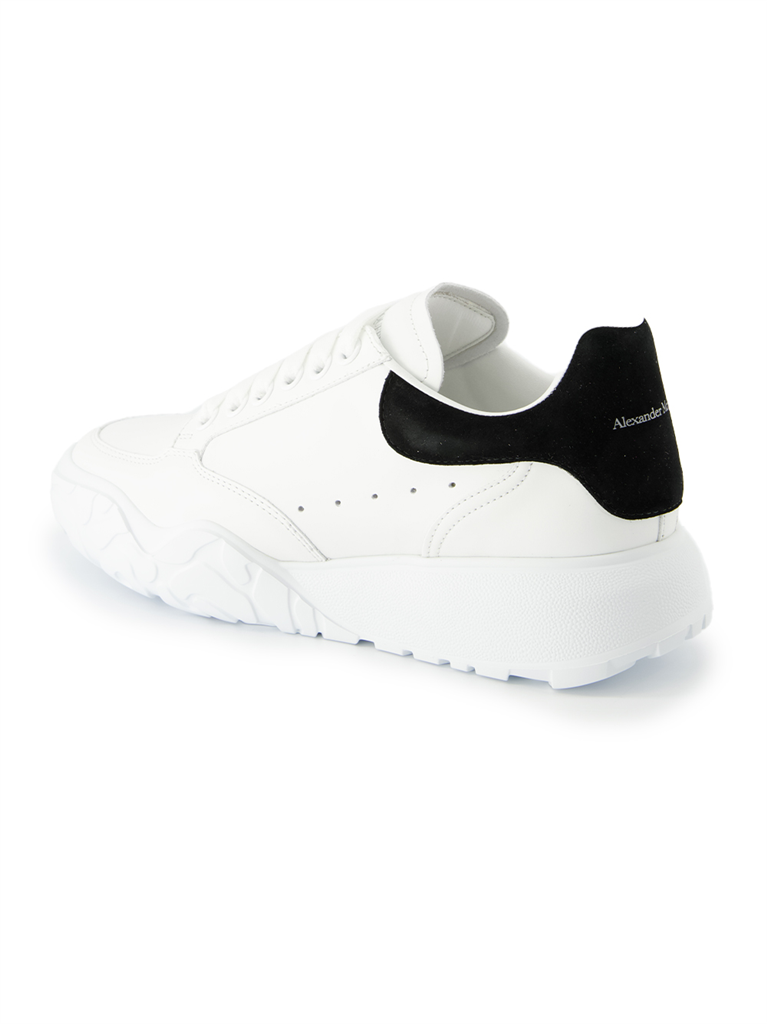 스니커즈 Baskets Court Trainer Alexander McQueen 검은색 Femme