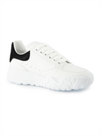 스니커즈 Baskets Court Trainer Alexander McQueen 검은색 Femme