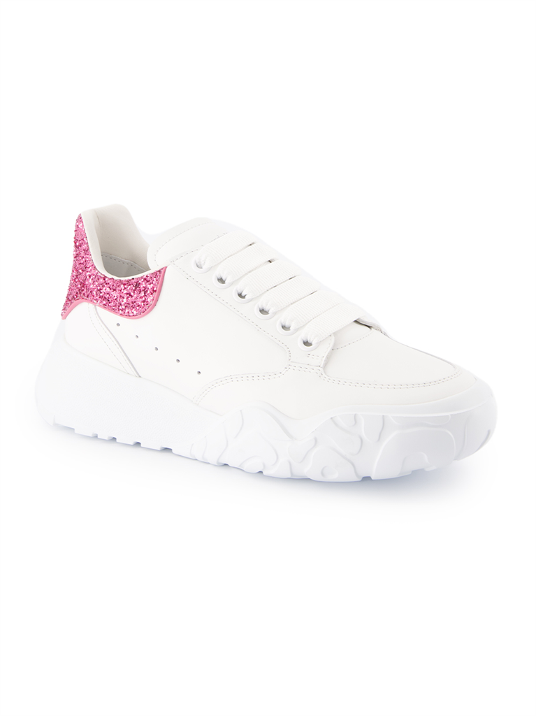 스니커즈 Baskets Court Trainer Alexander McQueen 분홍색 Femme