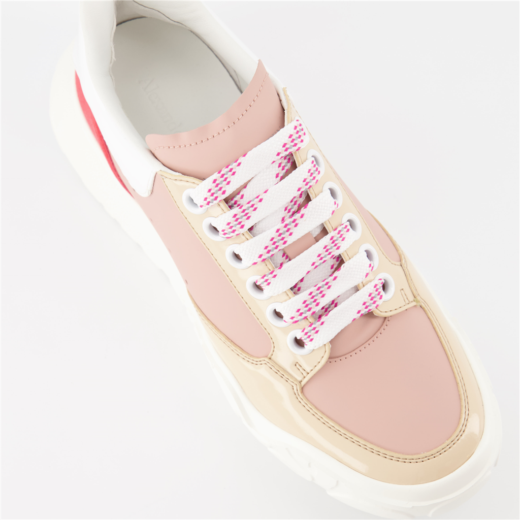 스니커즈 Baskets Court Trainer Alexander McQueen 분홍색 Femme