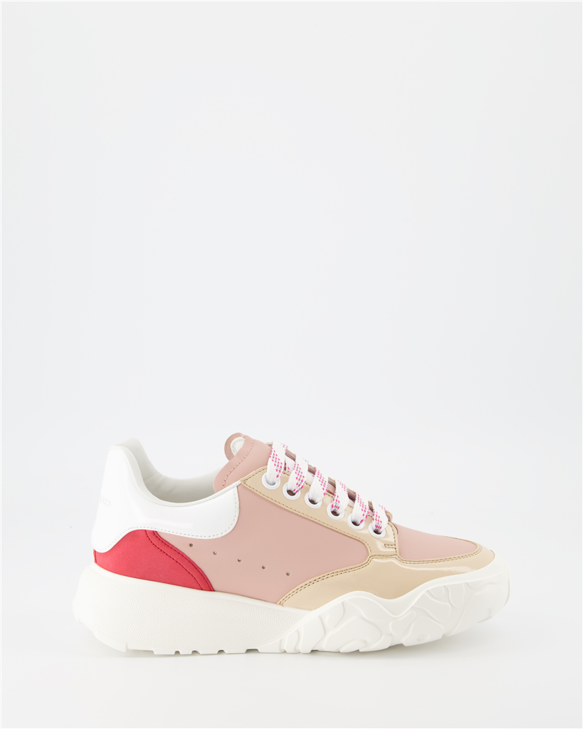 스니커즈 Baskets Court Trainer Alexander McQueen 분홍색 Femme