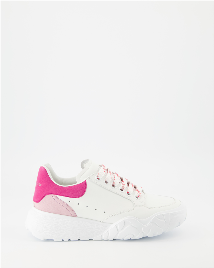 스니커즈 Baskets Court Trainer Alexander McQueen 분홍색 Femme