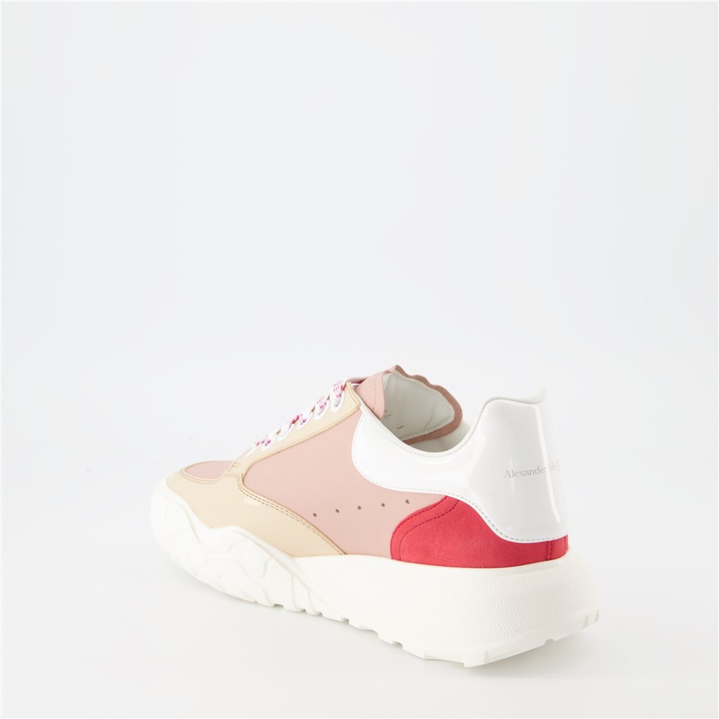 스니커즈 Baskets Court Trainer Alexander McQueen 분홍색 Femme