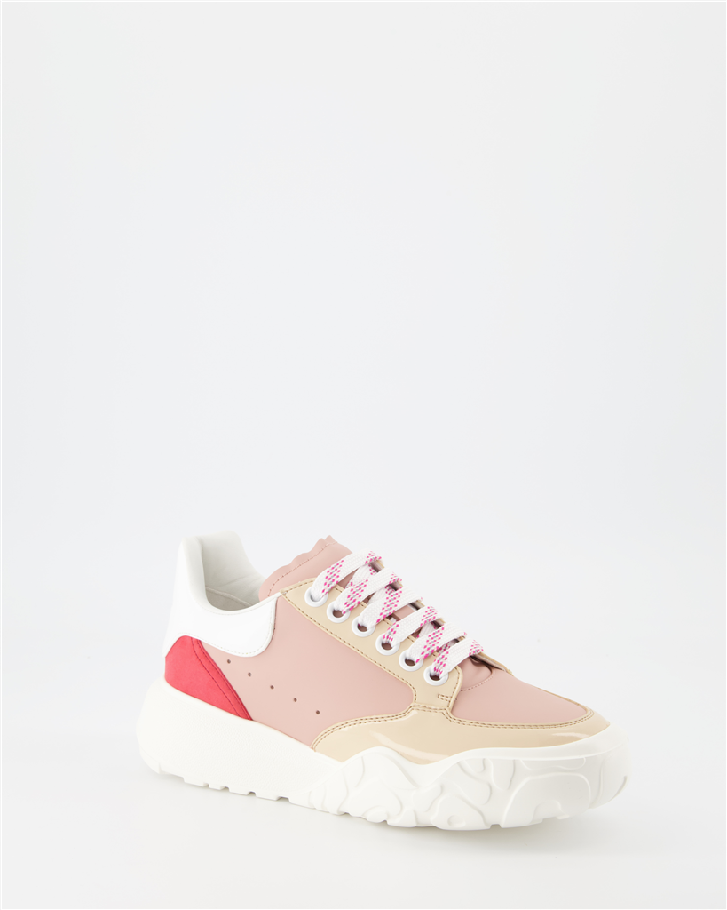 스니커즈 Baskets Court Trainer Alexander McQueen 분홍색 Femme