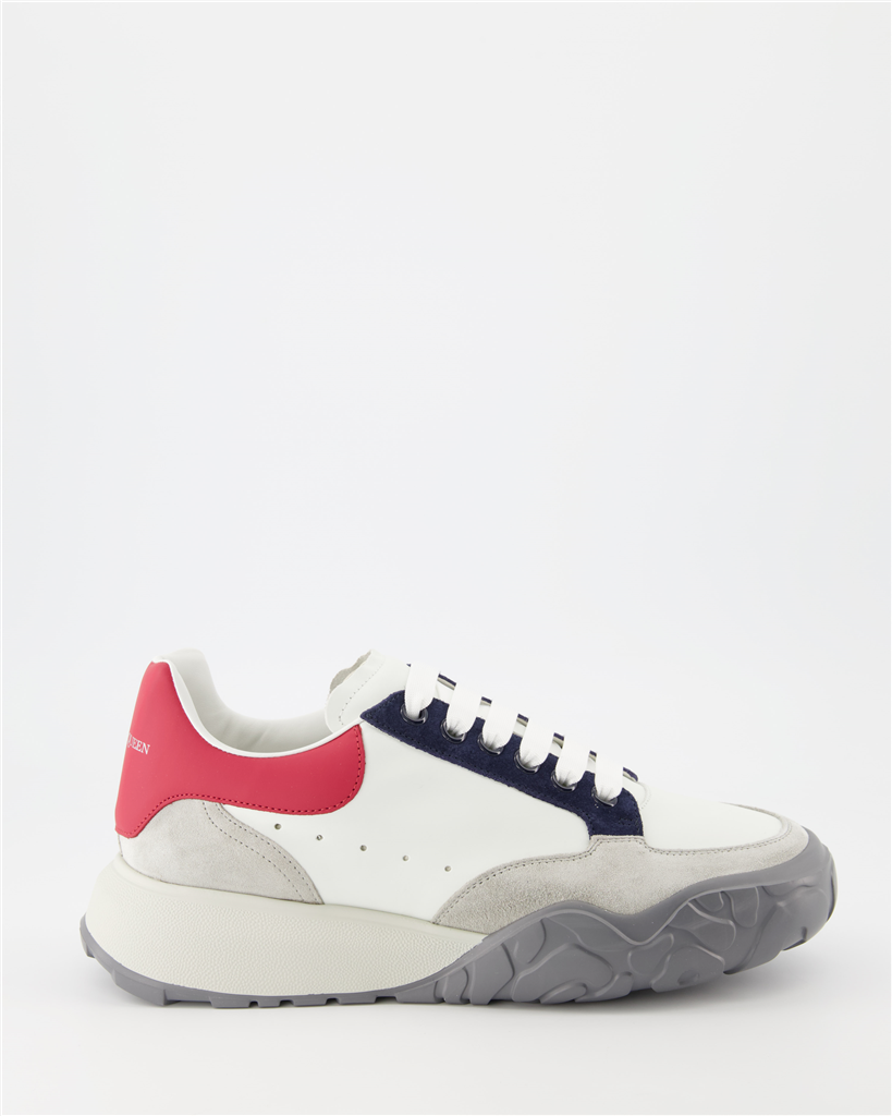 스니커즈 Baskets Court Trainer Alexander McQueen 빨간색 Homme