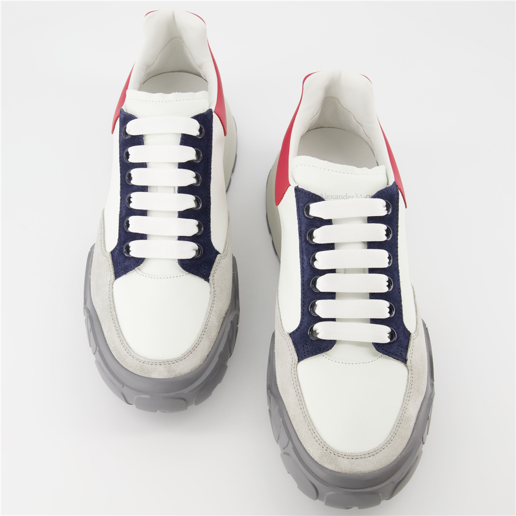 스니커즈 Baskets Court Trainer Alexander McQueen 빨간색 Homme