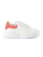스니커즈 Baskets Court Trainer Alexander McQueen 빨간색 Femme