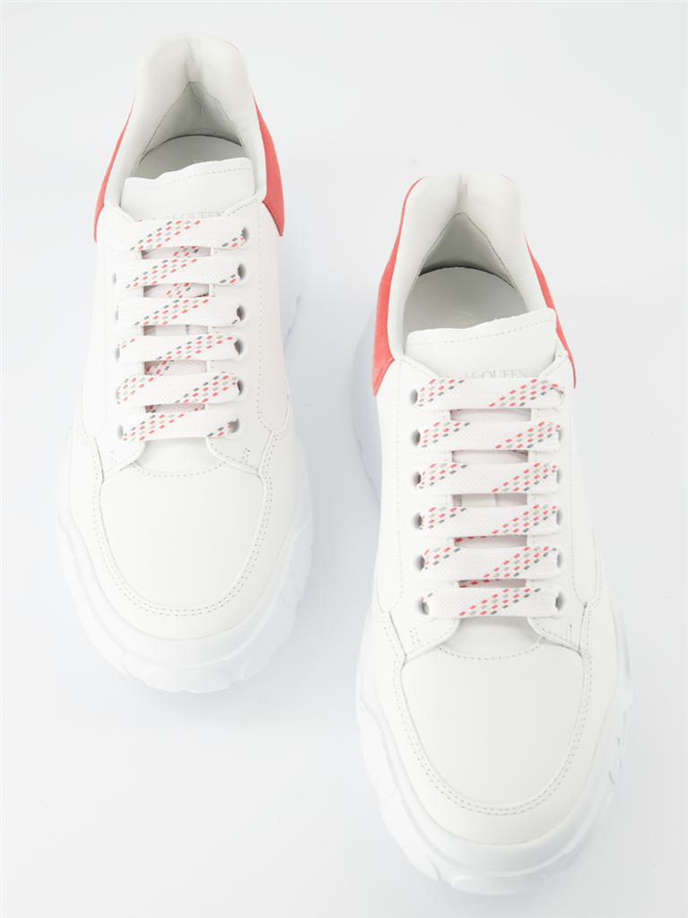 스니커즈 Baskets Court Trainer Alexander McQueen 빨간색 Femme