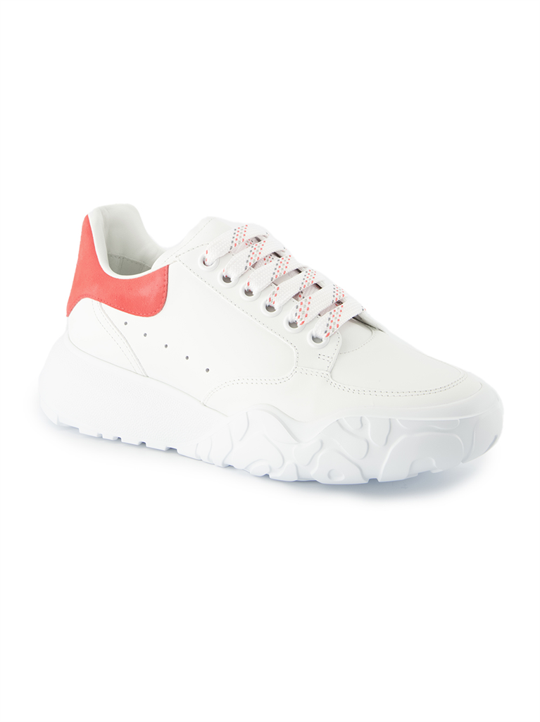 스니커즈 Baskets Court Trainer Alexander McQueen 빨간색 Femme