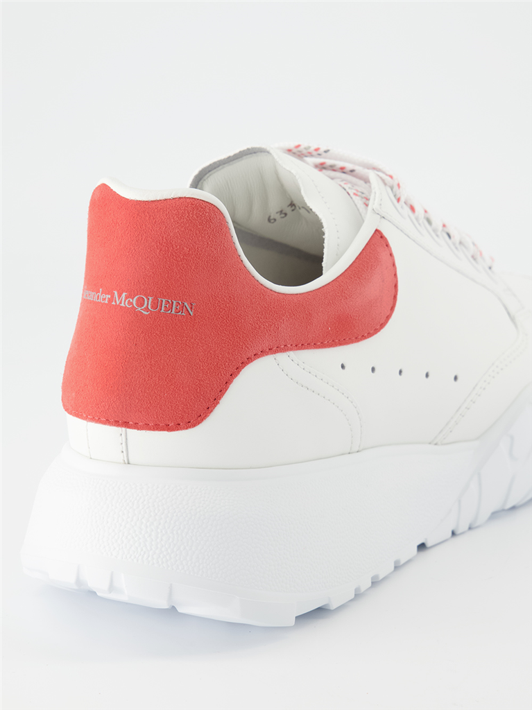 스니커즈 Baskets Court Trainer Alexander McQueen 빨간색 Femme