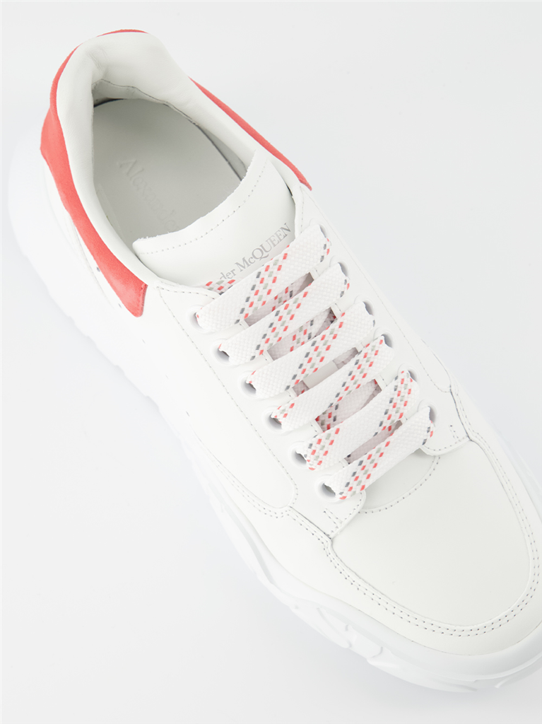 스니커즈 Baskets Court Trainer Alexander McQueen 빨간색 Femme