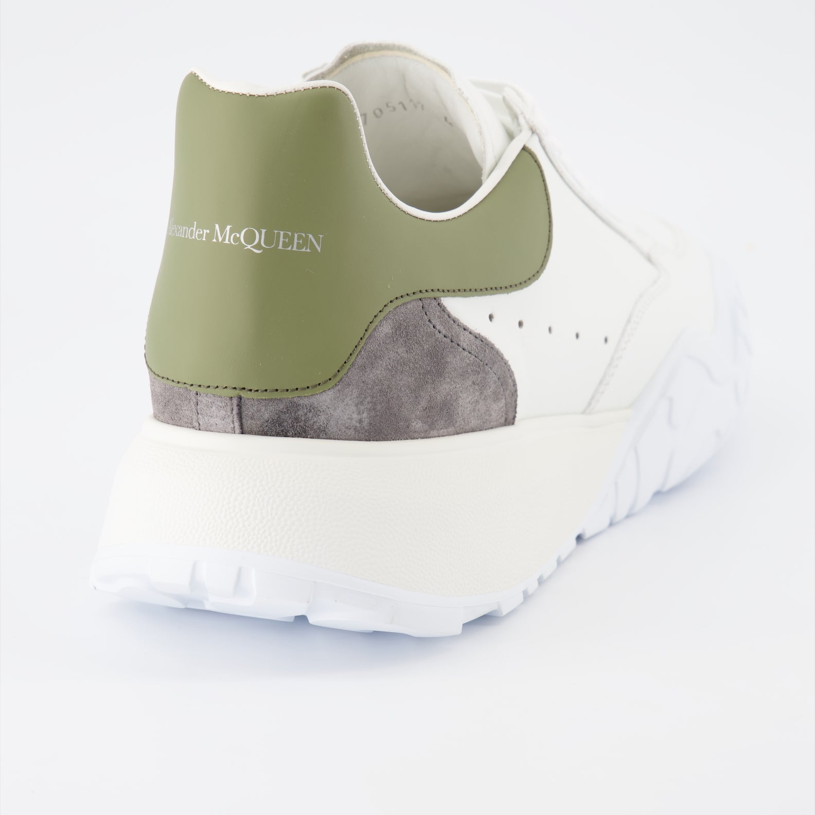 스니커즈 Baskets Court Trainer Alexander McQueen 녹색 Homme