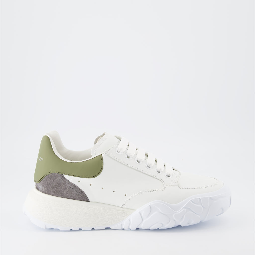 스니커즈 Baskets Court Trainer Alexander McQueen 녹색 Homme