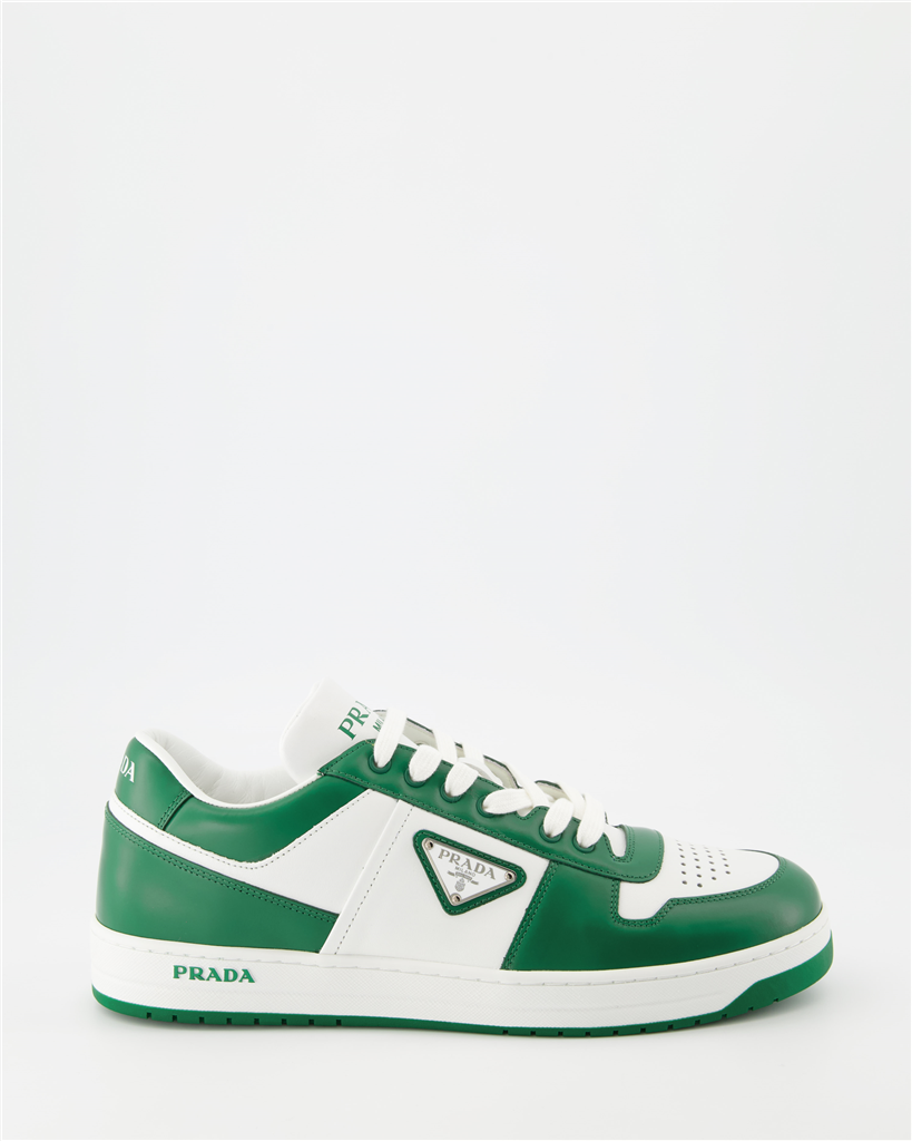 스니커즈 Baskets Downtown Prada 녹색 Homme
