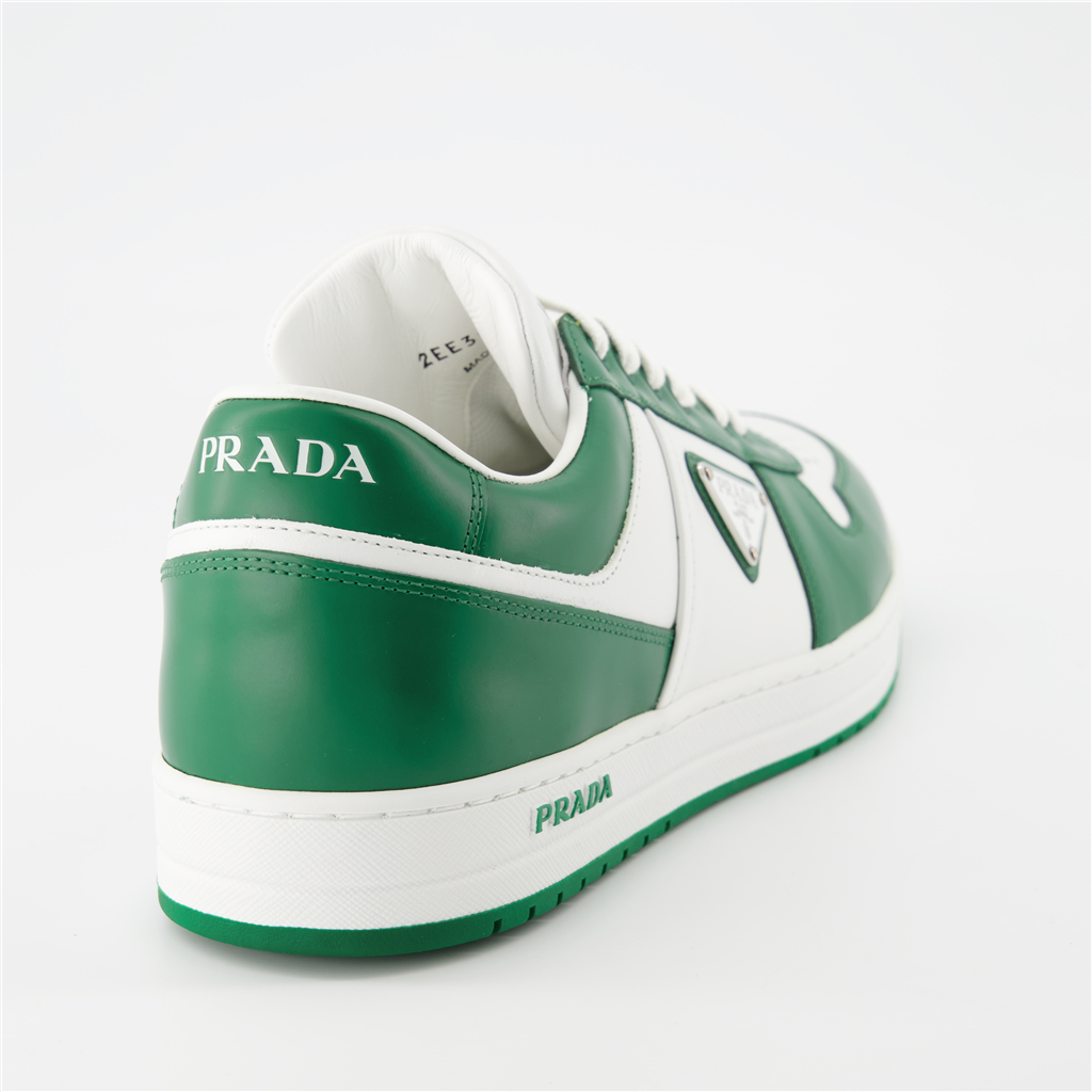 스니커즈 Baskets Downtown Prada 녹색 Homme