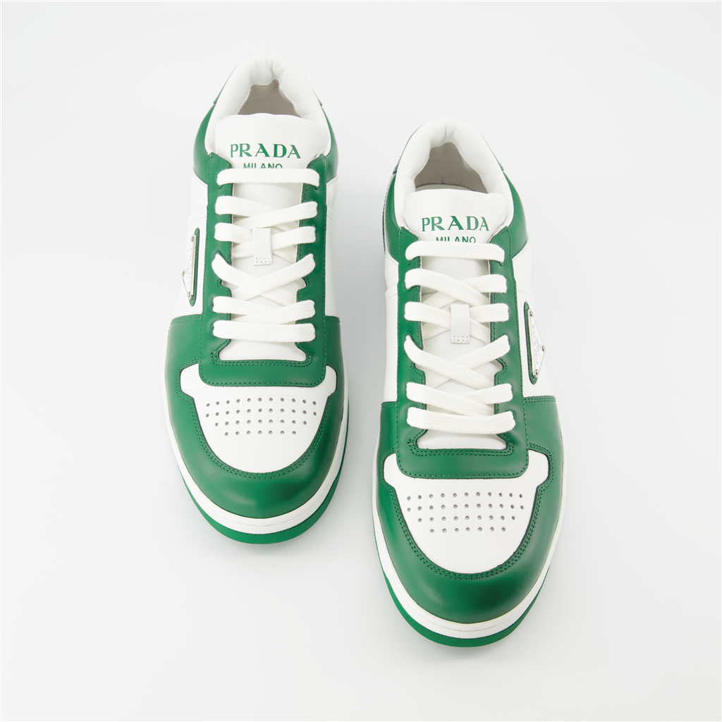 스니커즈 Baskets Downtown Prada 녹색 Homme
