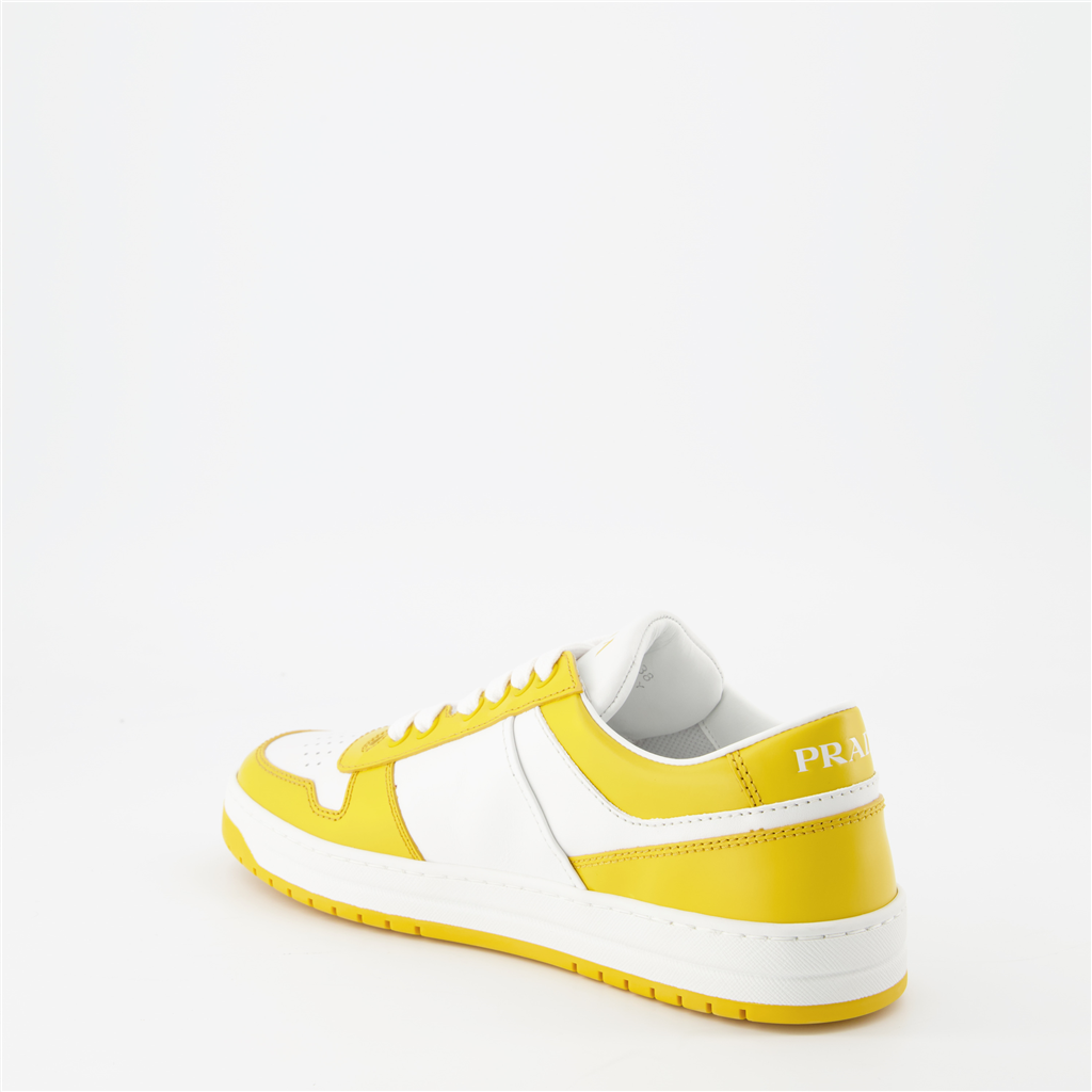 스니커즈 Baskets Downtown Prada 노란색 Femme