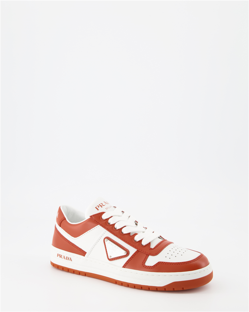 스니커즈 Baskets Downtown Prada 빨간색 Femme