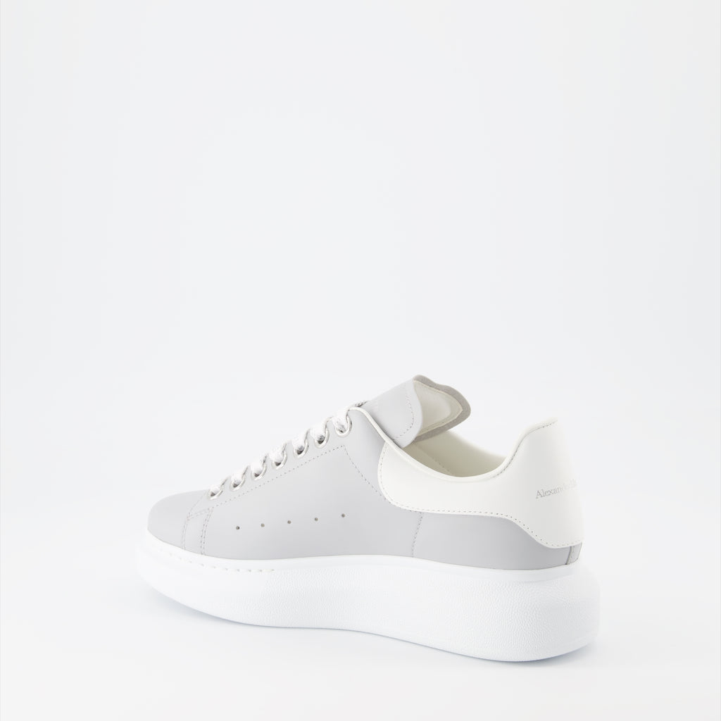 스니커즈 Baskets en Calicot Alexander McQueen 회색 Femme