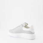 스니커즈 Baskets en Calicot Alexander McQueen 회색 Femme
