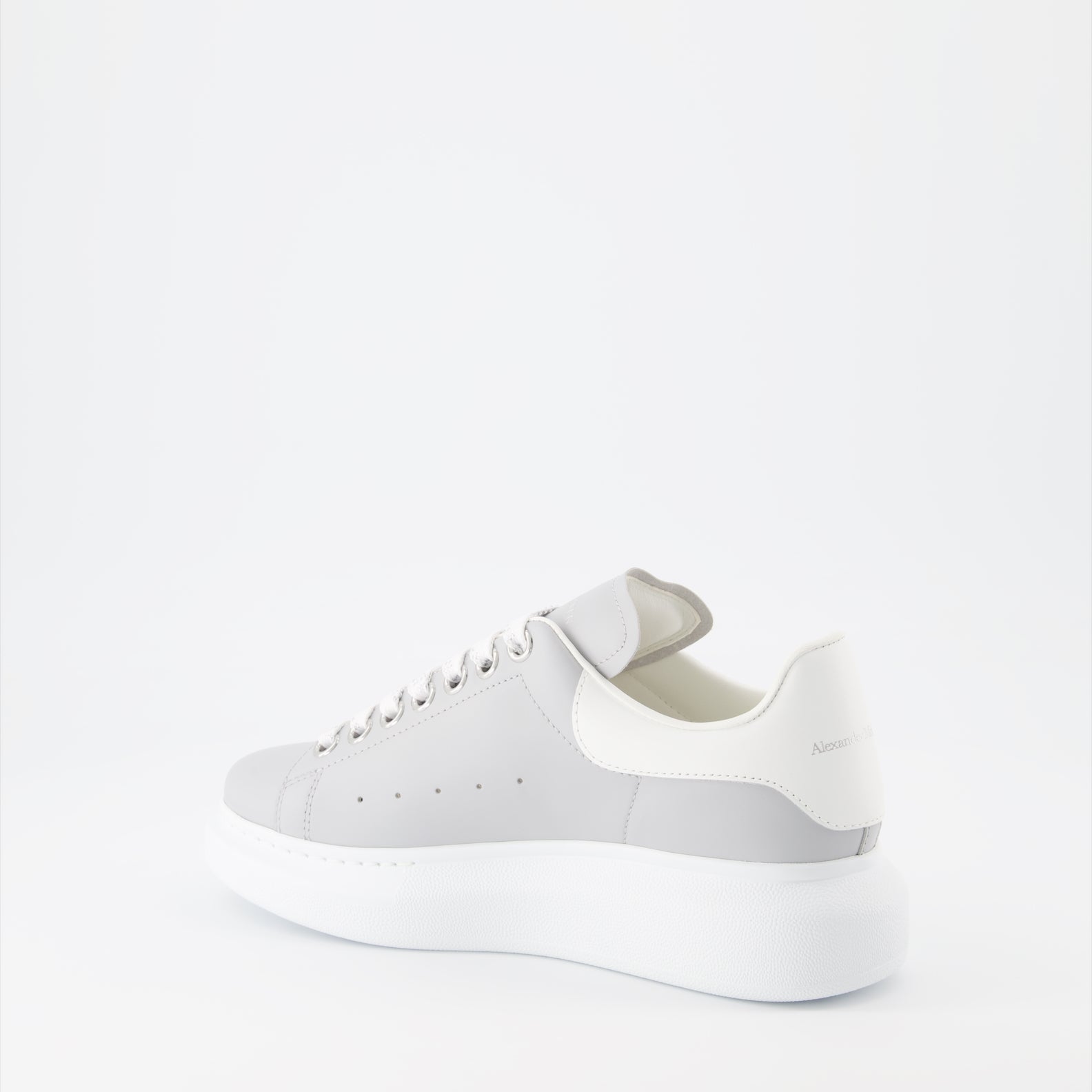 스니커즈 Baskets en Calicot Alexander McQueen 회색 Femme