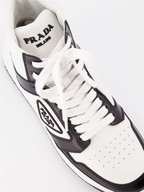 Baskets Baskets en cuir Prada Blanc Femme