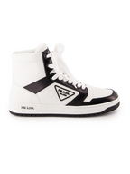 Baskets Baskets en cuir Prada Blanc Femme