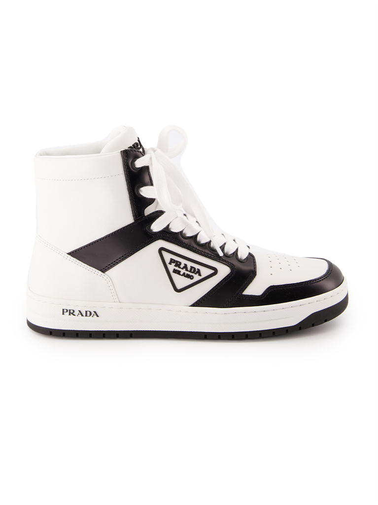 스니커즈 Baskets en cuir Prada 하얀색 Femme