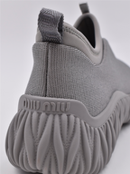 Baskets Baskets en jersey Miu Miu Gris Femme