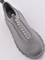 Baskets Baskets en jersey Miu Miu Gris Femme