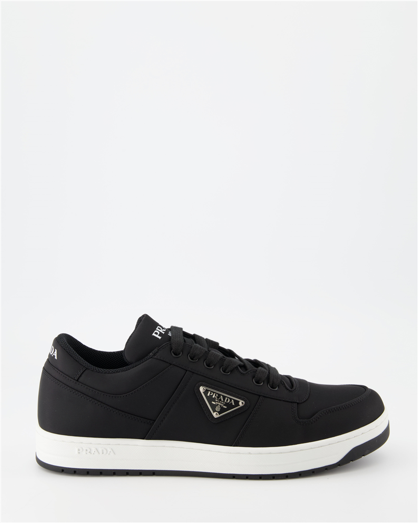 Baskets Baskets en Re-Nylon Prada Noir Homme