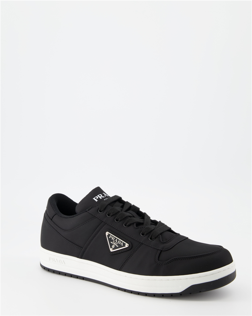 Baskets Baskets en Re-Nylon Prada Noir Homme